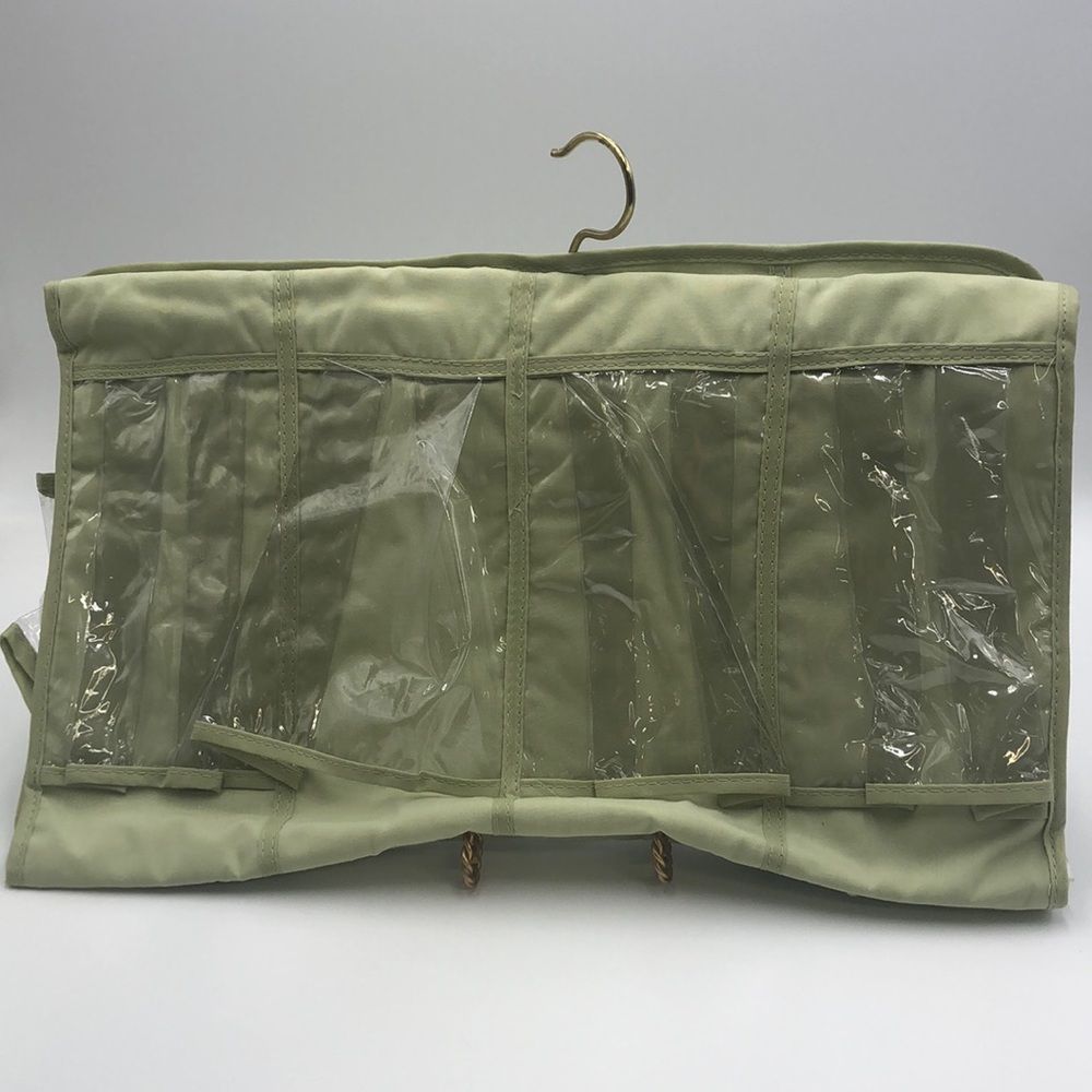 Hanging shoe organizer with 32 pockets!